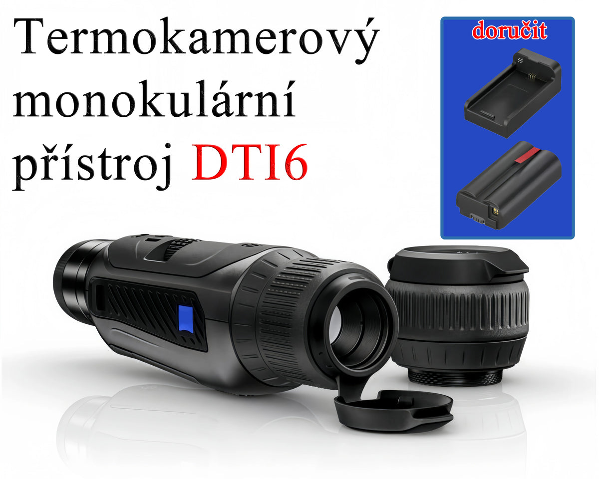 Monokularowy teleskop termowizyjny o dużym powiększeniu, umożliwiający wyraźną obserwację w dzień i w nocy